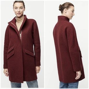 J.Crew stadium cloth cocoon coat